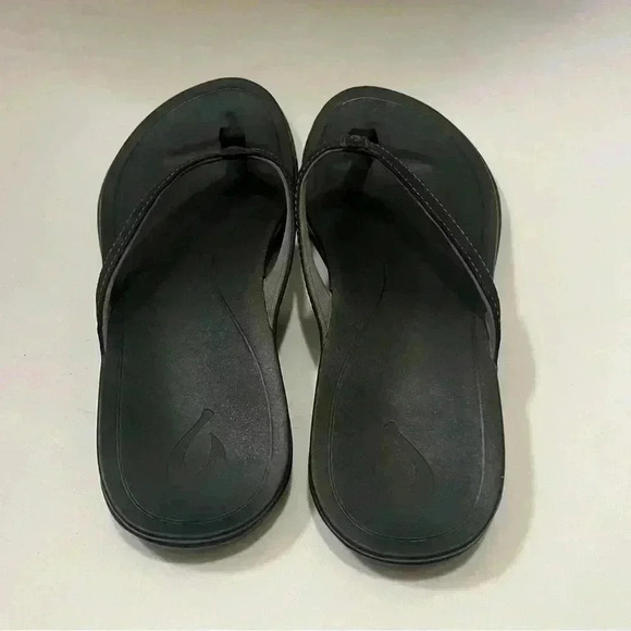 OluKai HO’OPIO Quick-Dry ARCH Black FLIP-FLOP Beach SANDALS Women’s Size 7.5 - Picture 3 of 6